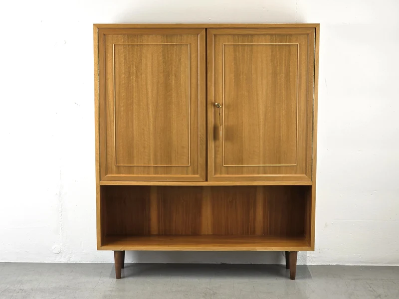 VINTAGE KOMMODE schuschrank nussbaum schuhkommode flur schrank