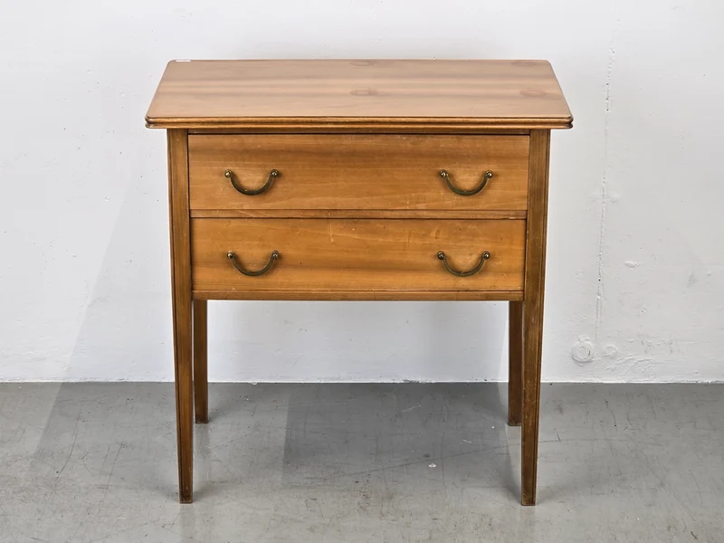VINTAGE ABLAGE flur kommode nussbaum nachttisch 50er 60er holz