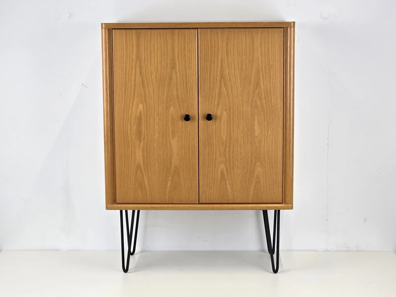 VINTAGE KOMMODE eiche holz schrank hell schlafzimmer wohnzimmer