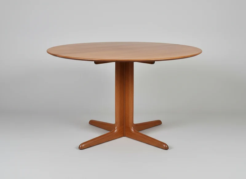 DYRLUND TEAK ESSTISCH tisch rund holz dänish vintage esszimmer küche