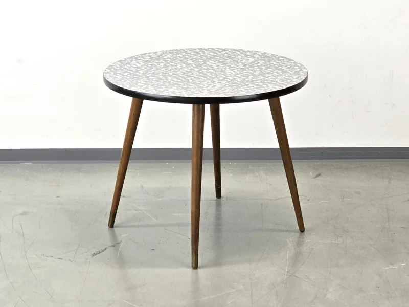 VINTAGE COFFEETABLE couchtisch wohnzimmer tisch rund retro 60s 1960er