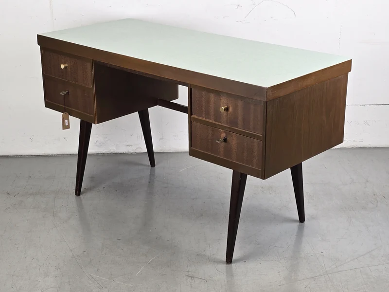 EKA WERK Schreibtisch vintage mid century 60s ddr 1960 tisch büro resopal