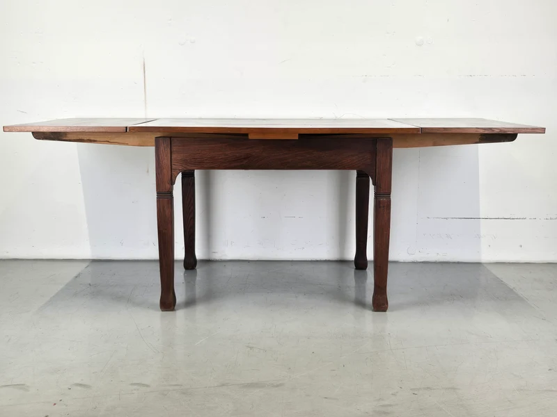 ANTIK EICHE TISCH esstisch küche schreibtisch vollholz vintage ausziehbar