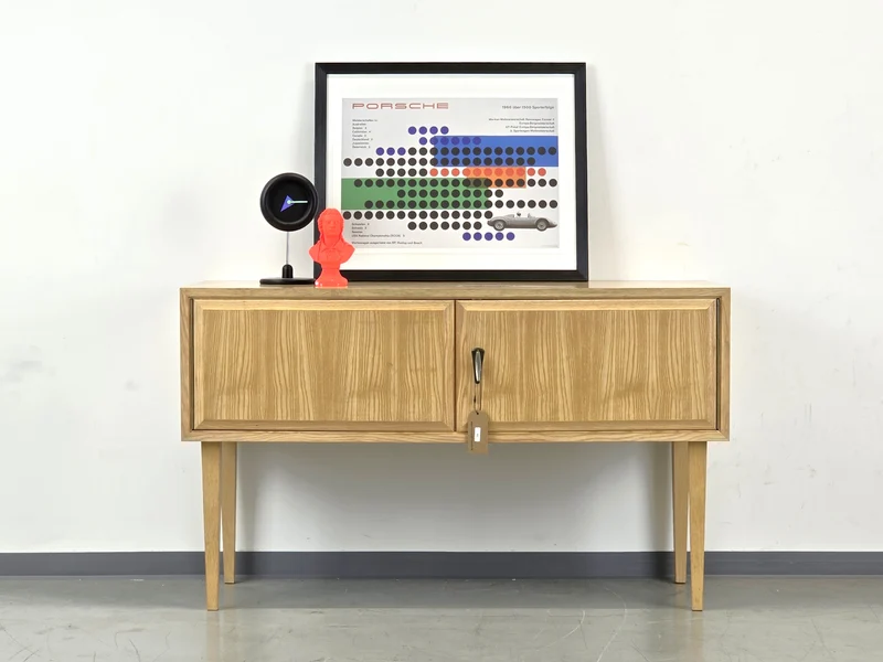 VINTAGE LOWBOARD kommode holz mid century tv sideboard 1960er