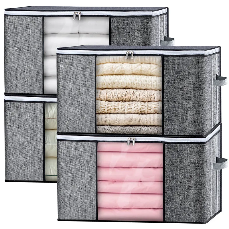 GoMaihe Clothes Storage Bag 90L Set of 4