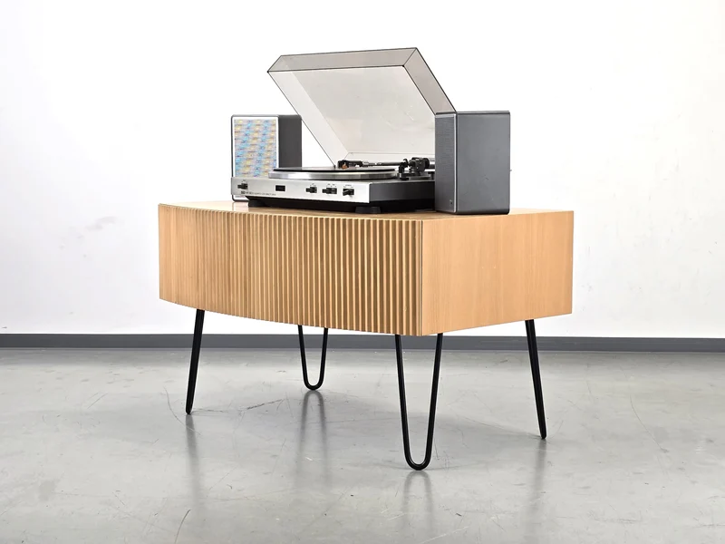 MASSIVHOLZ TV LOWBOARD hifi plattenspieler kommode sideboard