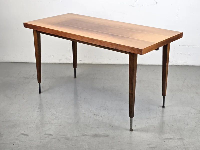 VINTAGE ESSTISCH tisch schreibtisch holz nuss 1960er ddr retro küchentisch