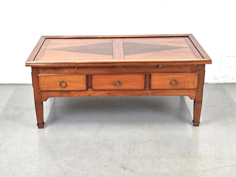 VINTAGE COUCHTISCH wohnzimmer tisch holz mediterran herrenzimmer antik