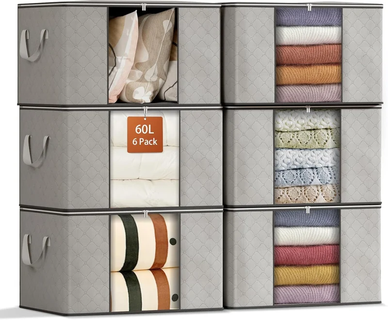 GoMaihe Clothes Storage Bags 60L 90L 120L