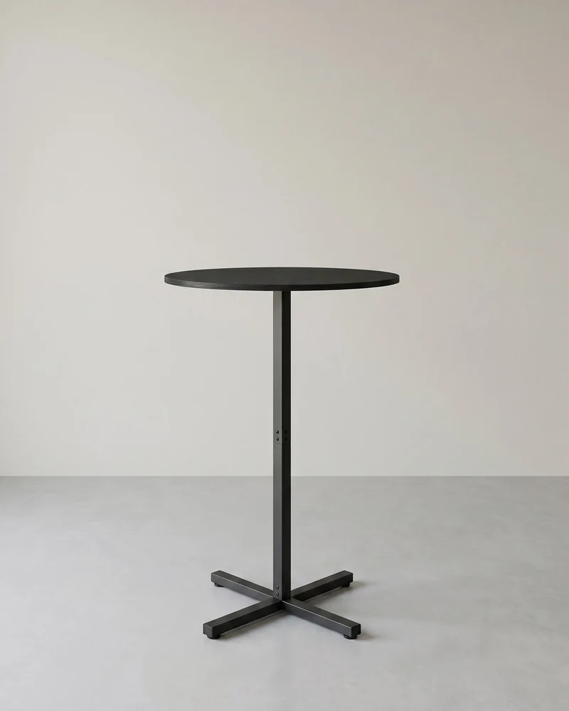 Stehtisch 60 x 60 cm – Modernes Design – Stabil & platzsparend – Für 2-3 Personen