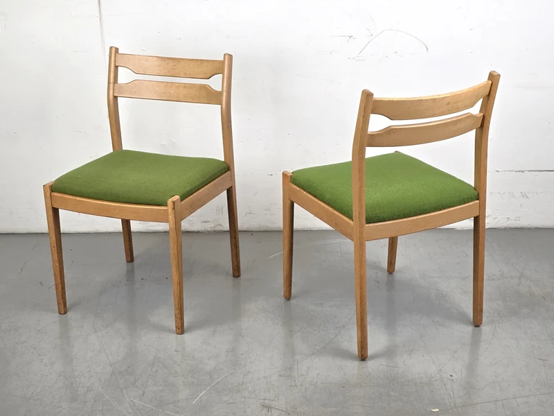VINTAGE STUHL holz grün 1960er ddr retro küche esstisch esszimmer