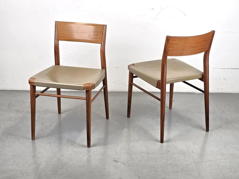 GEORG LEOWALD STUHL stühle esszimmer küche vintage teak esstisch mid century