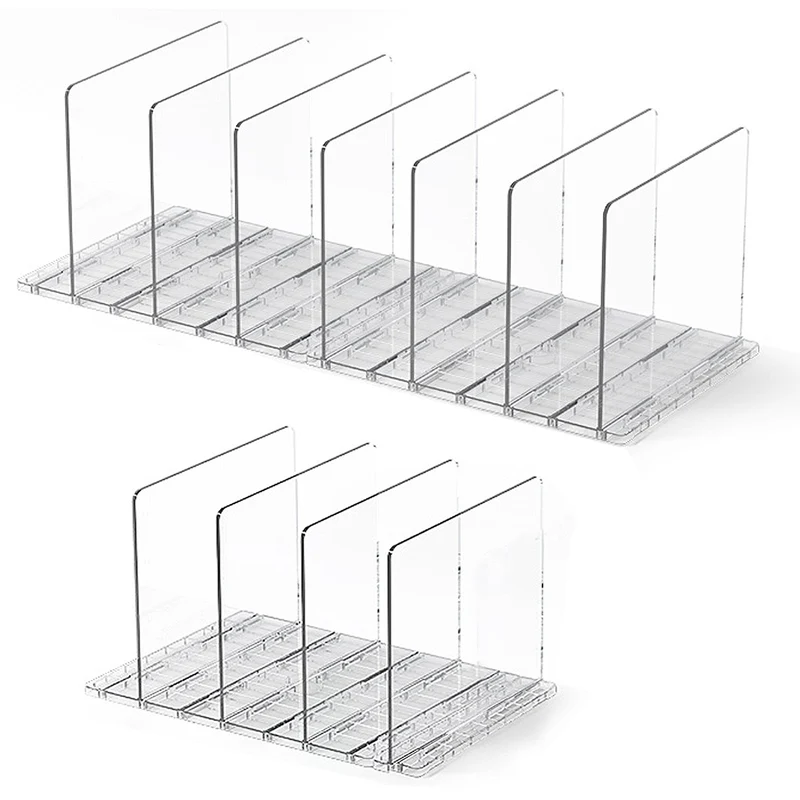 SortNStore Bag & Purse Organizer for Closet: Adjustable Clear Handbag Storage Shelf - Plastic Clutch Dividers for Closet Organizers and Storage - Keep Carteras & Pocketbook Upright