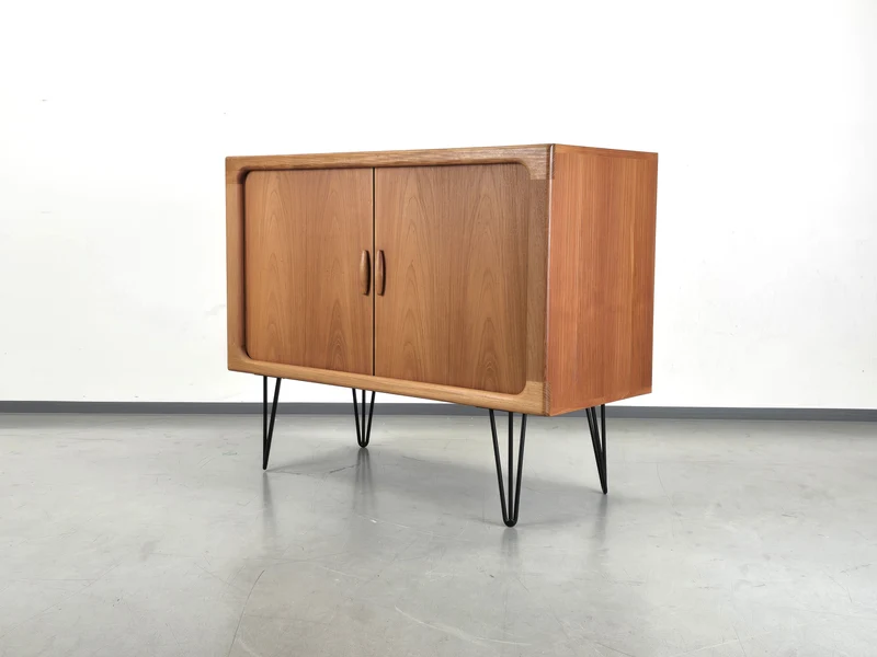 DYRLUND TEAK SIDEBOARD tv kommode hifi vintage mid century retro denmark