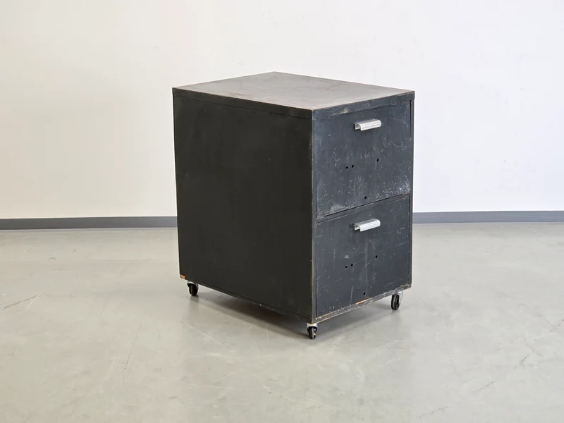 INDUSTRIAL KOMMODE schubladen nachttisch container büro metall werkstatt