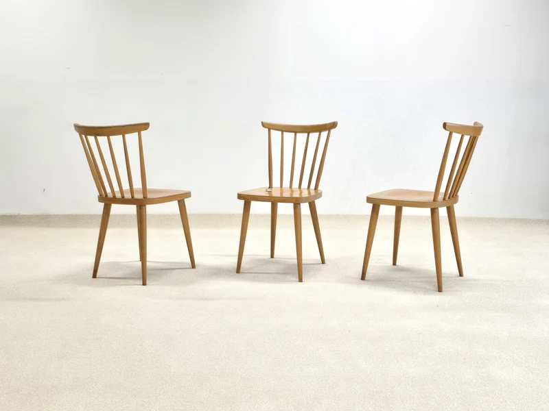 VINTAGE SPROSSENSTUHL 1von3 holz esstisch stuhl küche kaffeehaus esszimmer tübinger