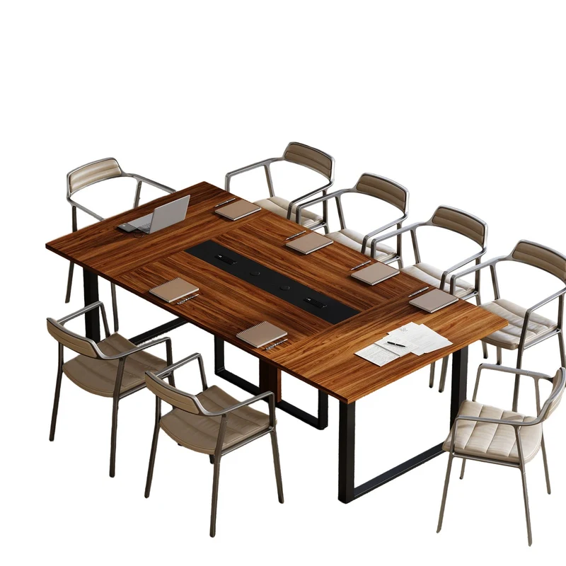 Farmhouse Desk with Power Outlets -Yanosaku