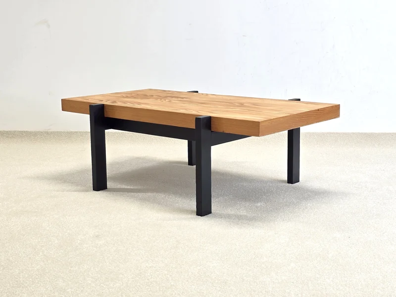 BAUHAUS COUCHTISCH loft tisch wohnzimmer japan holz sofatisch coffeetable