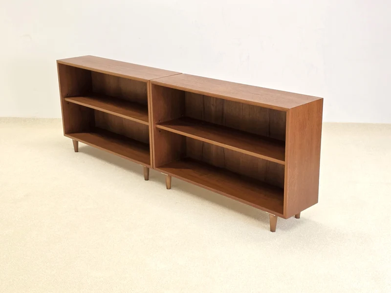 HEINRICH RIESTENPATT SIDEBOARD teak holz regal bücher low board ordner büro vintage rt möbel