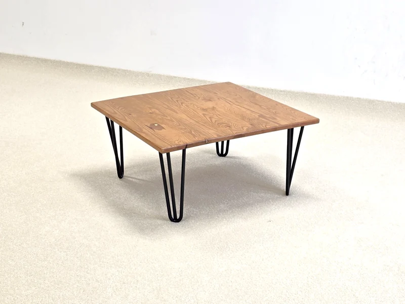 INDUSTRIAL COUCHTISCH holz wohnzimmer tisch sofatisch blumen beistell