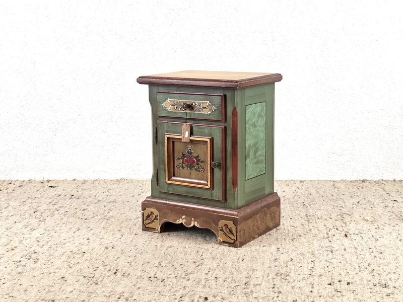 VOGLAUER NACHTTISCH anno 1800 kommode ablage vintage bauernschrank schränkchen