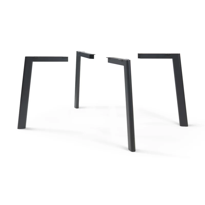 Tischbeine Hostang 4er-Set 50x8x71 cm Schwarz [en.casa]