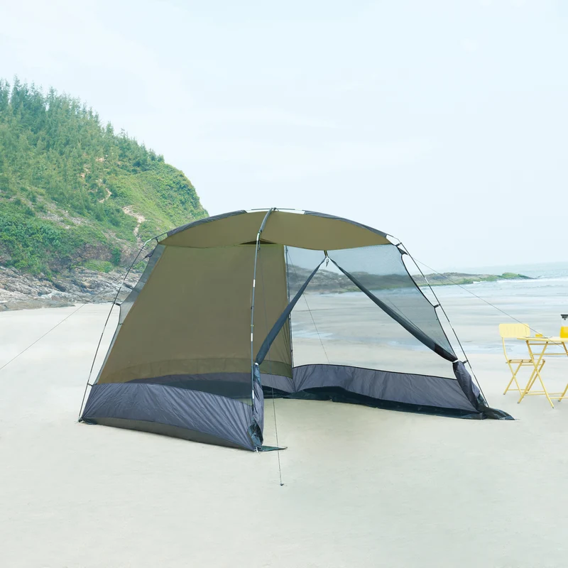Netzpavillon Beekdaelen 305x305x213 cm in versch. Farben [pro.tec]