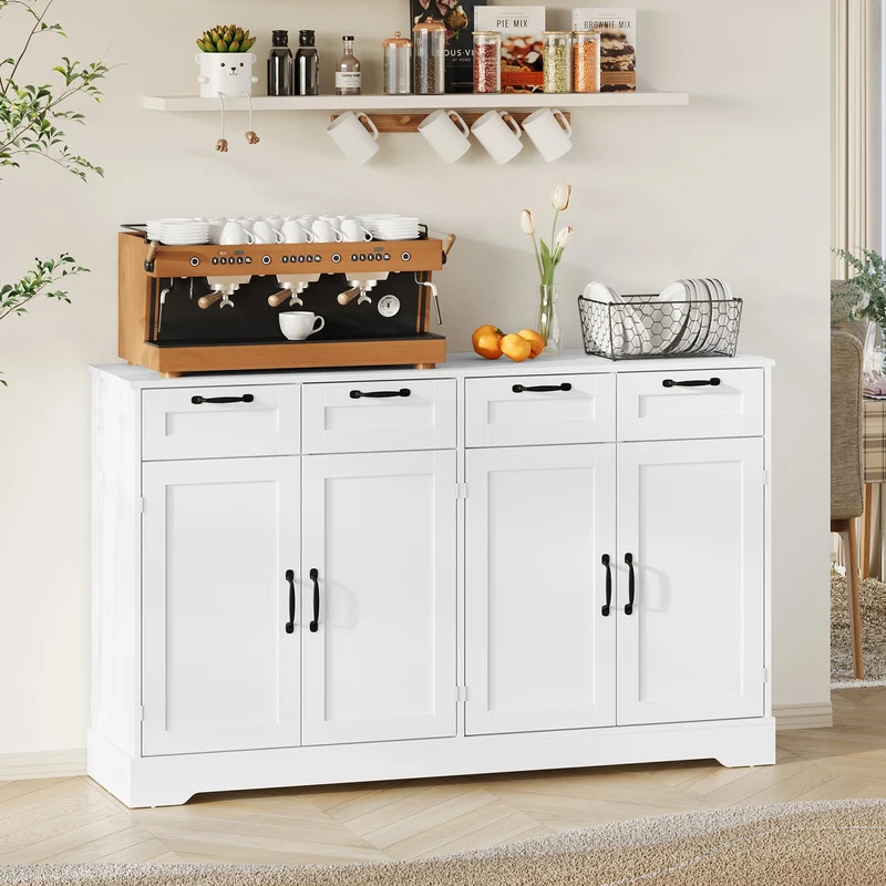 58.7 Inch Sideboard Buffet Cabinet - Yanosaku