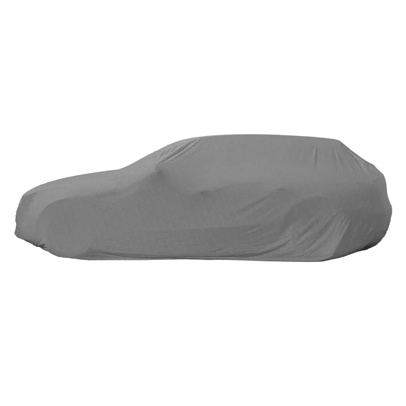 Autoabdeckung für Kompaktwagen 405x155x125 cm Grau aus Vliesstoff
