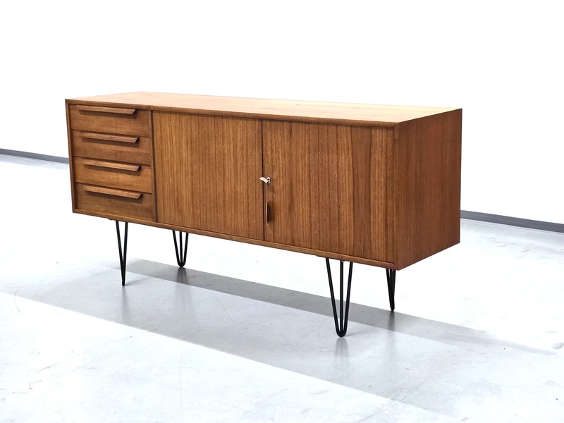 WK MÖBEL SIDEBOARD teak holz vintage kommode mid century tv board