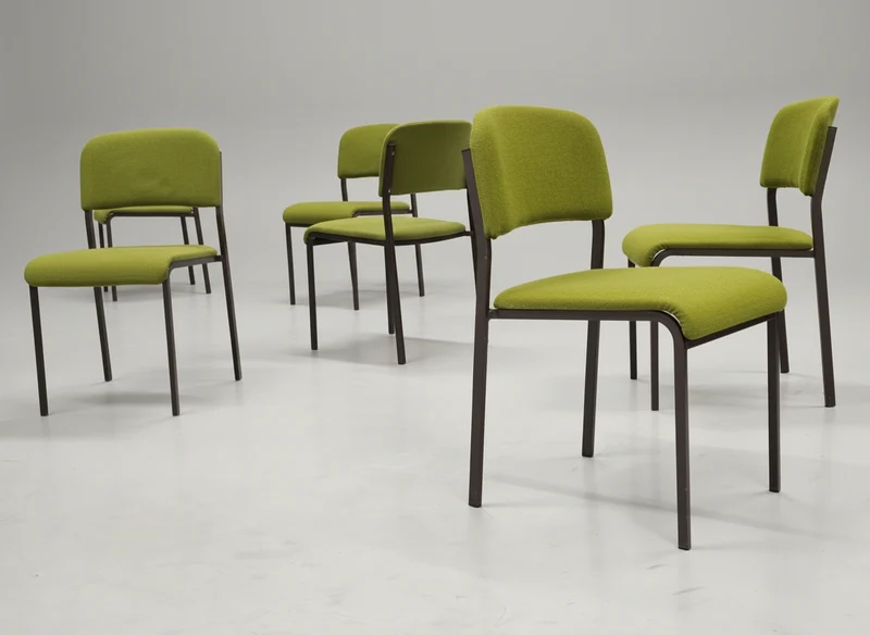 VINTAGE STUHL grün küche esstisch esszimmer stühle büro stapelstuhl schreibtisch