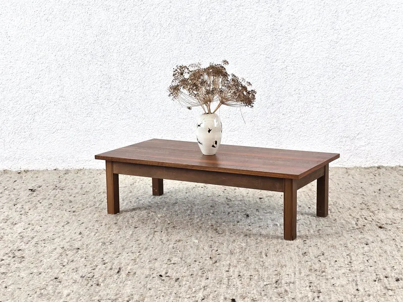 VINTAGE COUCHTISCH tisch wohnzimmer nuss holz blumen ablage beistelltisch mid century