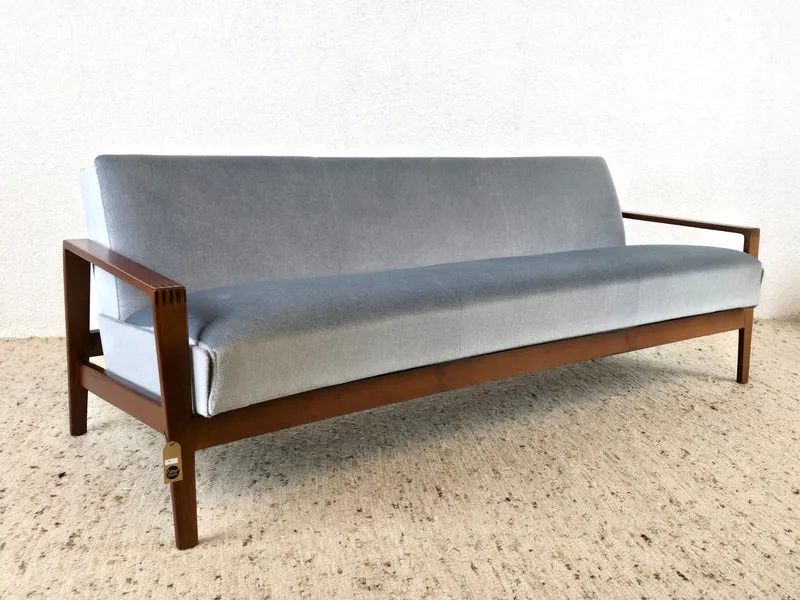 KNOLL ANTIMOTT SOFA Couch Sessel vintage Holz Schlafsofa mid century 60s