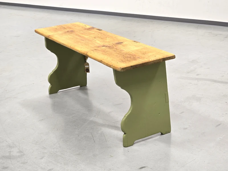 VINTAGE SITZBANK bank stuhl küche esstisch esszimmer antik holz landhaus