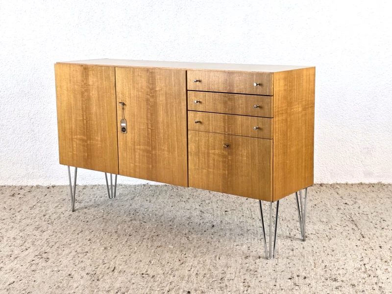 VINTAGE SIDEBOARD Kommode Holz Tv 60er Schubladen midcentury 60s