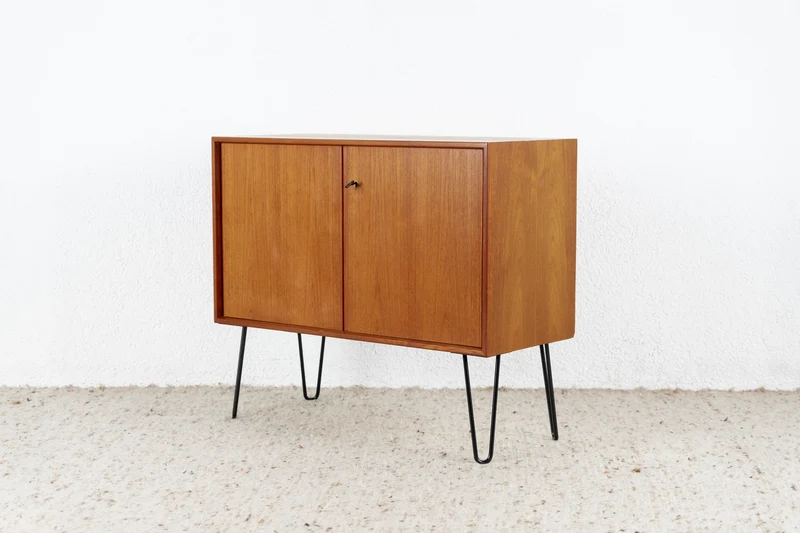 Vintage Kommode Sideboard Mid Century Holz Teak Heinrich Riestenpatt RT Möbel