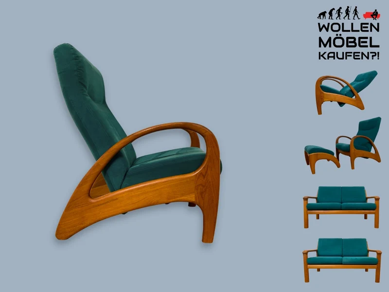 WMK I Stilvoller skandinavisches Designersessel von Holstebro Møbelfabrik
