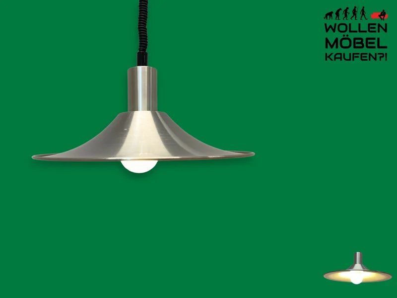 WMK I Stilvolle höhenverstellbare skandinavische Space Age Designer Pendelleuchte von Belid in Chrom