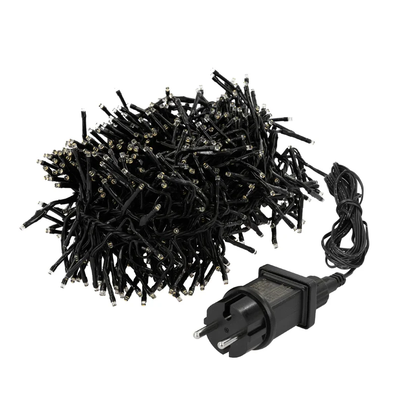 Cluster Lichterkette LED 8,5m, 1152 LEDs Warmweiß, 8 Leuchtmodi IP44 Innen/Außen