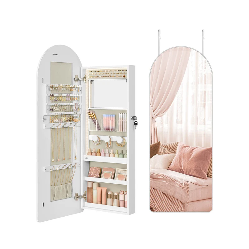Schmuckschrank mit LED und Innenspiegel