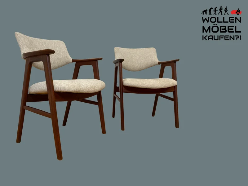 WMK I 1/2 Stilvoller skandinavischer Mid-Century Designer Stuhl I Erik Kirkegaard für Glostrup