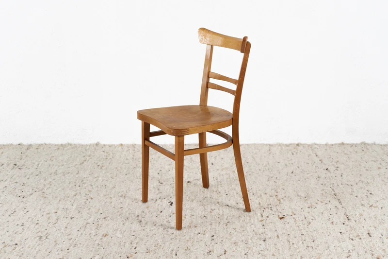 Vintage Stuhl Holz Küche Esstisch Kaffeehaus Frankfurter Patina Antik