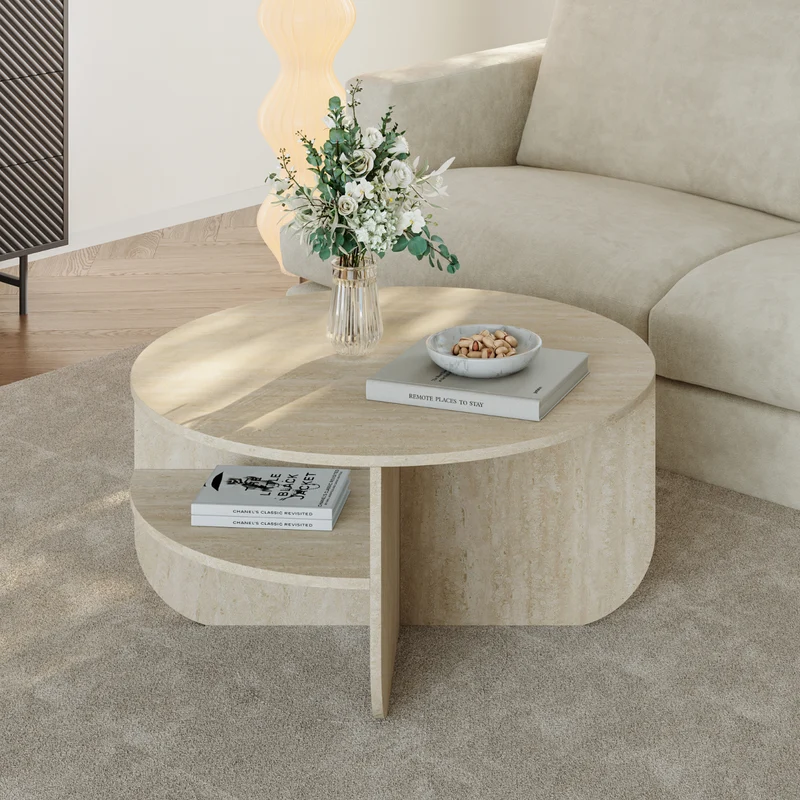 Couchtisch Reykhon Ø80x41 cm [en.casa]