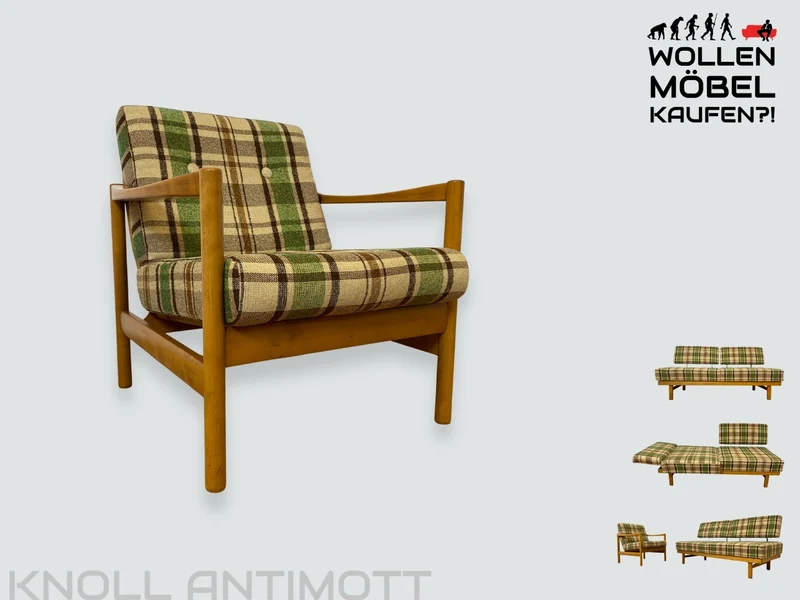 WMK I Seltener und sehr gut erhaltener Mid-Century Designersessel von Walter Knoll