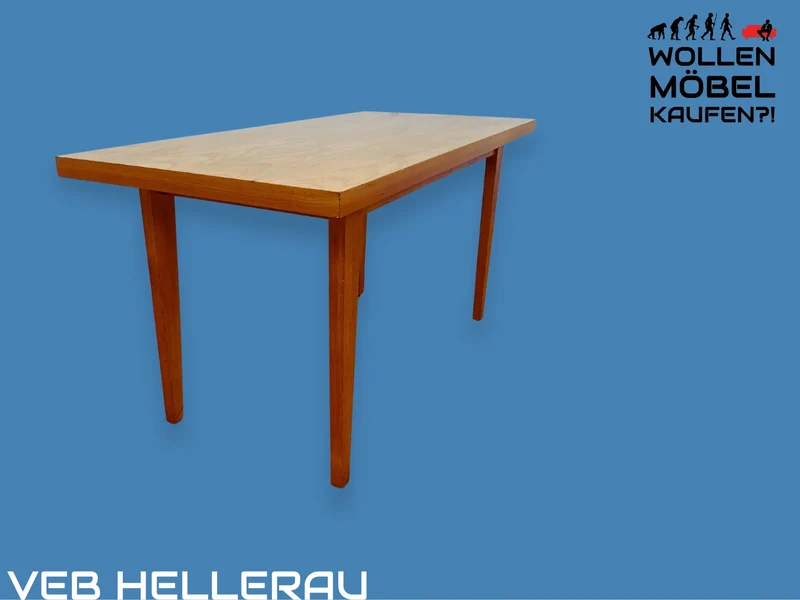WMK I Stilvoller heller 60er Jahre Designer Couchtisch I Modell 602 von Franz Ehrlich für VEB Hellerau