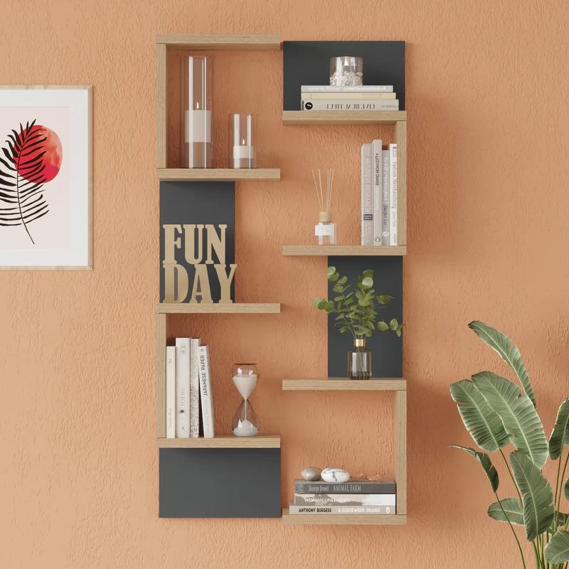 Wandregal Omn 2er Set 93x24x15 cm [en.casa]