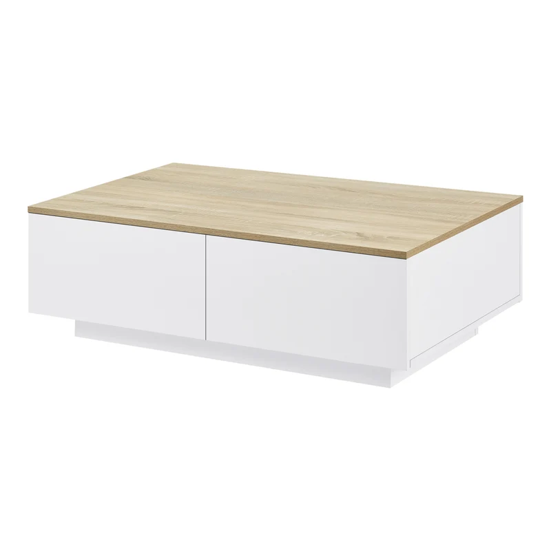 Couchtisch Kagiso 95x60x31 cm 4 Schubladen versch. Farben en.casa