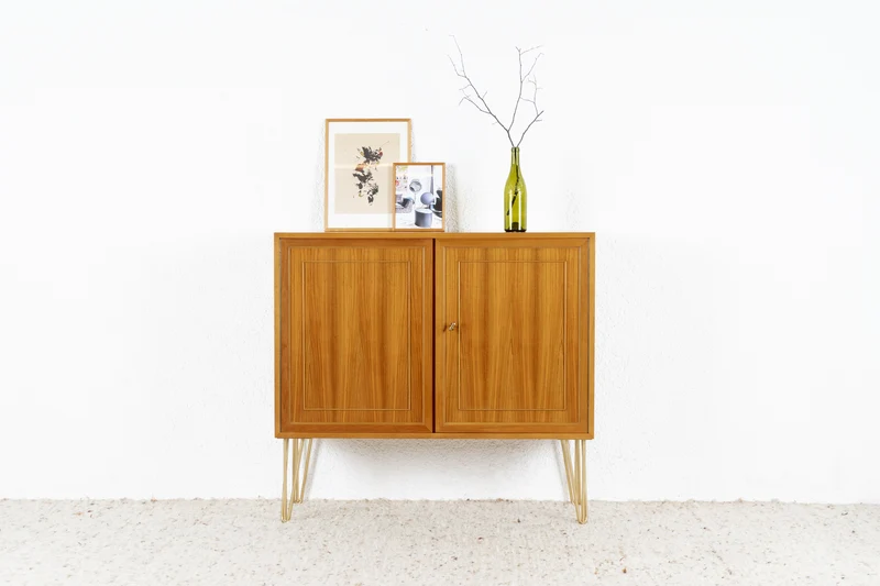 Vintage Kommode Sideboard Schrank Mid Century Holz GERO