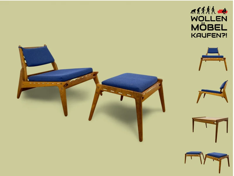 WMK # 1/2 Sehr rarer "Hunting Chair" , das Original aus PGH Erzgebirgisches Kunsthandwerk Annaberg Buchholz in sehr gutem Zustand
