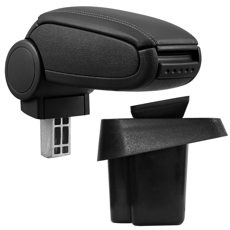 Mittelarmlehne Suzuki SX4 und Fiat Sedici ab 2006 mit Staufach gepolstert schwarz pro.tec